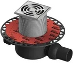 TECE TECEdrainpoint S 120 Ablaufset Norm mit Seal System Univiversalflansch - Neutral
