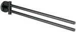 GROHE Essentials Handtuchhalter 2-armig - hard graphite