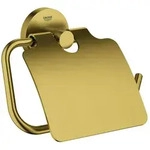 GROHE Essentials Papierhalter mit Deckel - cool sunrise geb&uuml;rstet