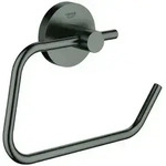 GROHE Essentials Papierhalter ohne Deckel - hard graphite geb&uuml;rstet