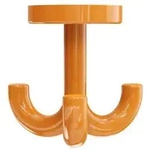 HEWI Serie 477/801 ICONIC Dreifachhaken - orange