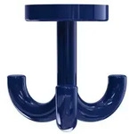 HEWI Serie 477/801 ICONIC Dreifachhaken - stahlblau