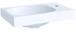 Geberit Acanto Handwaschbecken, asymmetrisch, 400 x 250mm, mit Hahnloch rechts, ohne