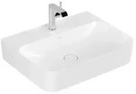 Villeroy & Boch Finion Waschtisch mit Hahnloch, mit verdecktem &Uuml;berlauf...