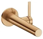 KEUCO IXMO Einhebel-Waschtischmischer f&uuml;r UP-Montage 219mm, Rosette rund - Bronze