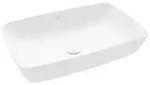 Villeroy & Boch Artis Aufsatzwaschtisch 580 x 380mm, eckig - Stone white CeramicPlus