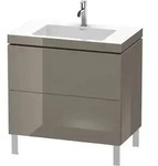 Duravit L-Cube M&ouml;belwaschtisch c-bonded mit Unterbau bodenstehend, LC6937N, 800 x