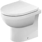 Duravit No.1 Stand-WC Rimless, Abgang waagerecht - Wei&szlig;