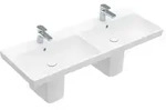 Villeroy & Boch Avento Schrank-Doppelwaschtisch - Wei&szlig; Alpin CeramicPlus