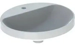 Geberit VariForm Einbauwaschtisch, oval, 500 x 450mm, mit Hahnloch, ohne &Uuml;berlauf -
