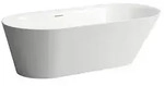 LAUFEN Kartell freistehende Badewanne (Sentec) - wei&szlig;