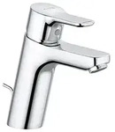 KLUDI Pure & Easy Waschtisch-Einhandmischer 100 DN 15 mit Ablaufgarnitur aus Metall -