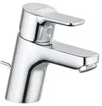 KLUDI Pure & Easy Waschtisch-Einhandmischer 60 DN 15 mit Ablaufgarnitur aus Metall -