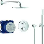 GROHE Grohtherm Duschsystem Unterputz mit Rainshower Cosmopolitan 210 - chrom