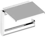 KEUCO Collection Plan Toilettenpapierhalter mit Ablage, offene Form - Chrom