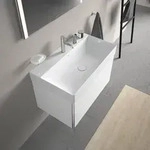 Duravit DuraSquare M&ouml;belwaschtisch 800 x 470mm, mit Hahnloch - Wei&szlig;