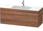 Duravit L-Cube M&ouml;belwaschtisch c-bonded mit Unterbau wandh&auml;ngend, LC6919O, 1200 x