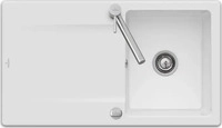Villeroy & Boch 333502KG, Villeroy & Boch Siluet 50 K&uuml;chensp&uuml;le, mit Ablaufgarnitur
