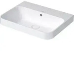 Duravit Happy D.2 Plus Aufsatzbecken 600 x 460mm, ohne Hahnloch - Wei&szlig;