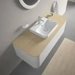 Duravit Happy D.2 Plus Aufsatzbecken 500 x 460mm, mit Hahnloch - Wei&szlig;