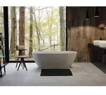 Riho Bilbao 170 Solid Surface freistehende Badewanne 170 x 80 x 55,5cm - wei&szlig;...