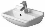Duravit Starck 3 Handwaschbecken, mit &Uuml;berlauf, mit Hahnloch - Wei&szlig;
