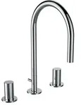 LAUFEN Kartell 3-Loch-Waschtischmischer ohne Ablaufventil - chrom