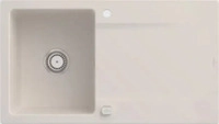 Villeroy & Boch 333502KR, Villeroy & Boch Siluet 50 K&uuml;chensp&uuml;le, mit Ablaufgarnitur