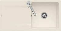 Villeroy & Boch 333601FU, Villeroy & Boch Siluet 60 K&uuml;chensp&uuml;le, mit Ablaufgarnitur