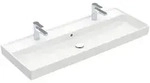 Villeroy & Boch Collaro Schrankwaschtisch 1200 x 470mm 2 x 1 Hahnloch, mit &Uuml;berlauf