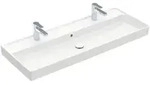 Villeroy & Boch Collaro Schrankwaschtisch 1200 x 470mm 2 x 1 Hahnloch, mit &Uuml;berlauf