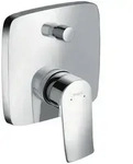 Hansgrohe Einhebel-Wannenmischer Unterputz Metris - Chrom