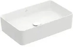 Villeroy & Boch Collaro Aufsatzwaschtisch eckig - Wei&szlig; Alpin CeramicPlus