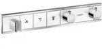 Hansgrohe RainSelect Fertigset Unterputz f&uuml;r 3 Verbraucher - Chrom/Wei&szlig;