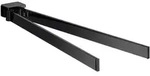 emco loft Handtuchhalter schwenkbar 410mm - schwarz