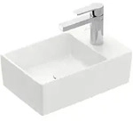 Villeroy & Boch Memento 2.0 Handwaschbecken, Unterseite geschliffen, mit Hahnloch,