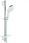 GROHE Rainshower SmartActive 130 Brausestangenset 600mm - moon white/chrom