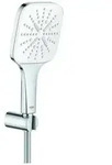 GROHE Rainshower SmartActive 130 Cube Wandhalterset - wei&szlig;