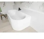 Bette Lux Oval I Silhouette Badewanne - Wei&szlig;
