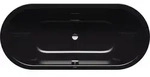 Kaldewei Classic Duo Oval-Badewanne; Modell 111; 1800 x 800 x 420mm - schwarz