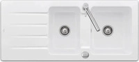 Villeroy & Boch 338002R1, Villeroy & Boch Architectura 80 Sp&uuml;le, mit Ablaufgarnitur
