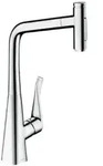 Hansgrohe Metris Select M71 Einhebel-K&uuml;chenmischer 320, Ausziehbrause, 2jet, sBox -
