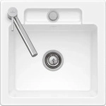 Villeroy & Boch 334502RW, Villeroy & Boch Siluet 50 S K&uuml;chensp&uuml;le, mit