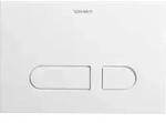 Duravit DuraSystem Bet&auml;tigungsplatte A1, f&uuml;r WC, Frontplatte Kunststoff - wei&szlig;