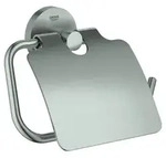 GROHE Essentials Papierhalter mit Deckel - supersteel