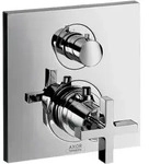 Axor Citterio Thermostat Unterputz mit Abstellventil und Kreuzgriff - Chrom