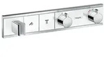 Hansgrohe RainSelect Fertigset Unterputz f&uuml;r 2 Verbraucher - Chrom/Wei&szlig;
