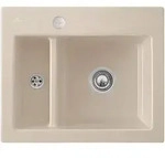Villeroy & Boch Subway 60 XM K&uuml;chensp&uuml;le, mit Ablaufgarnitur mit