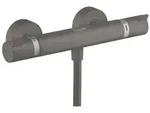Hansgrohe Ecostat Comfort Brausethermostat Aufputz - brushed black