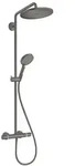 Hansgrohe Croma Select S Showerpipe 280 1jet mit Thermostat und Handbrause - brushed